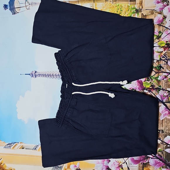 Roxy Blue Oceanside Drawstring Pants Size‎ XS NWT - Picture 4 of 6